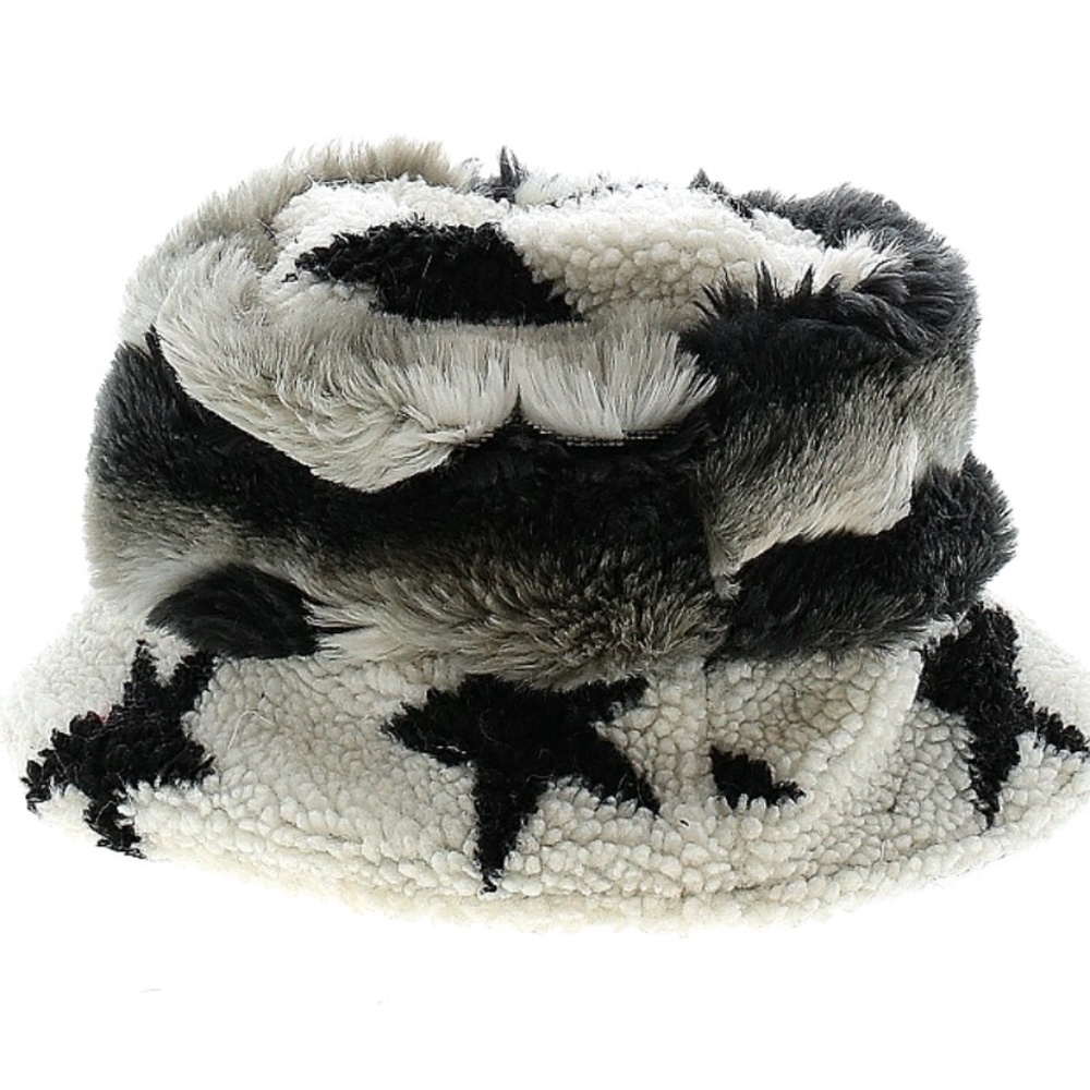 UPCYCLED & RARE Bucket Hat - NWT - Black/White/Grey